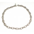 opulent colier choker,scandinav. argint. Danemarca